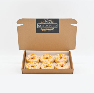 Jij Bent GOUD waard Donut Box - Een smakelijk compliment!