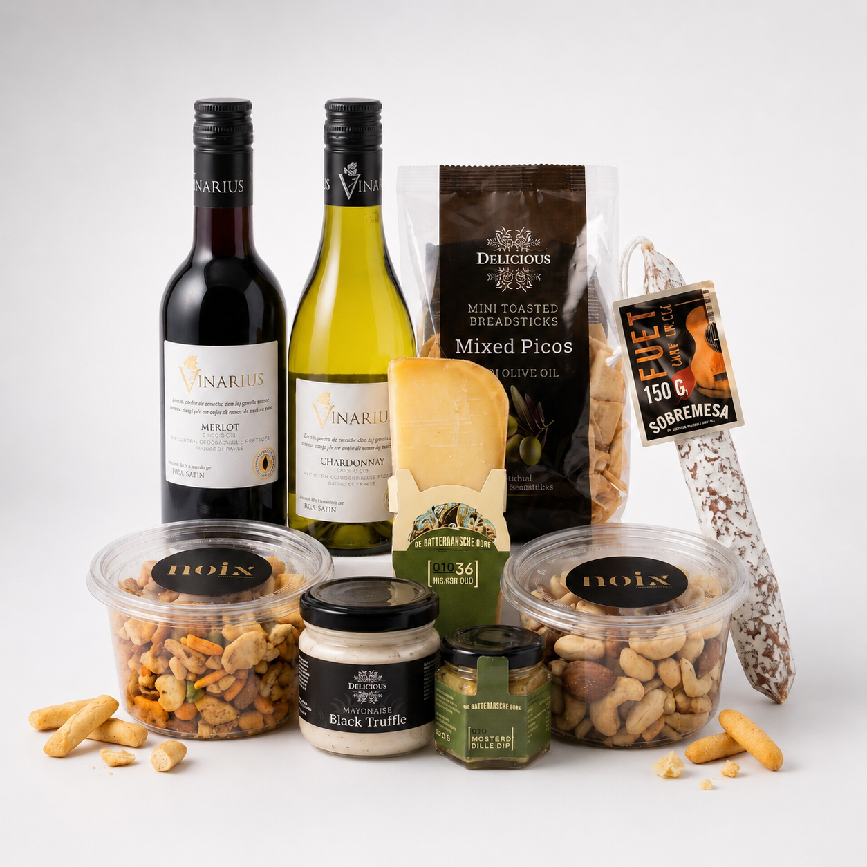 borrelbox wine & bites deluxe