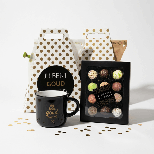 jij bent goud waard lucky you cadeaubox