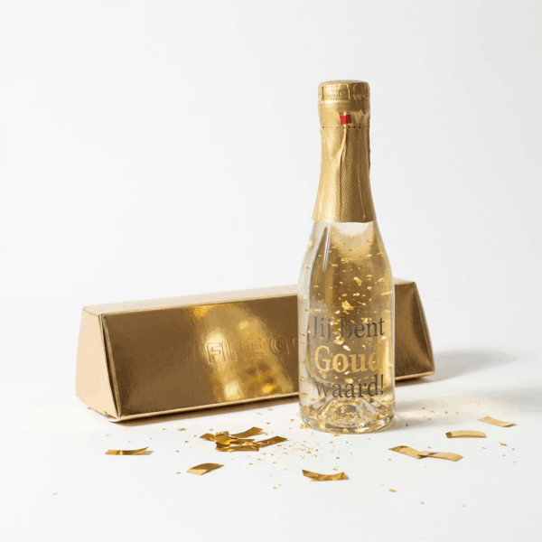 jij bent goud waard champagne