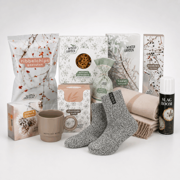 cozy christmas kerstpakket met soxs