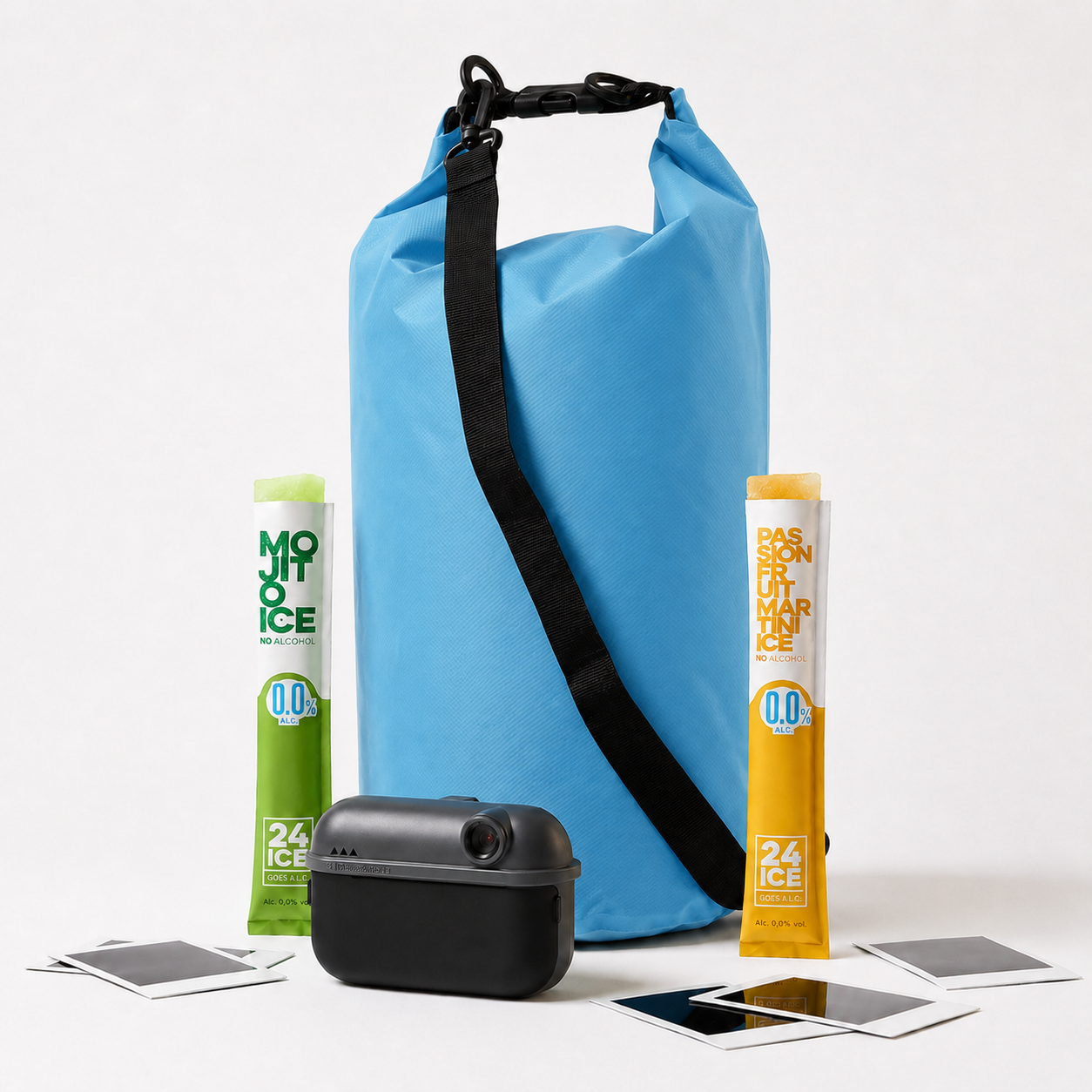 zomerpakket met camera en waterproof tas