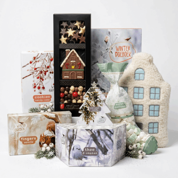 kerstpakket met zachte winterse items