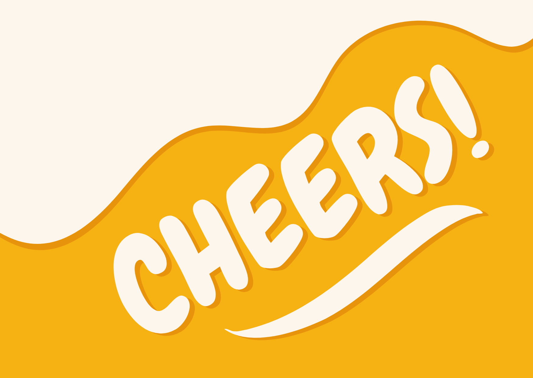 Wenskaart Cheers
