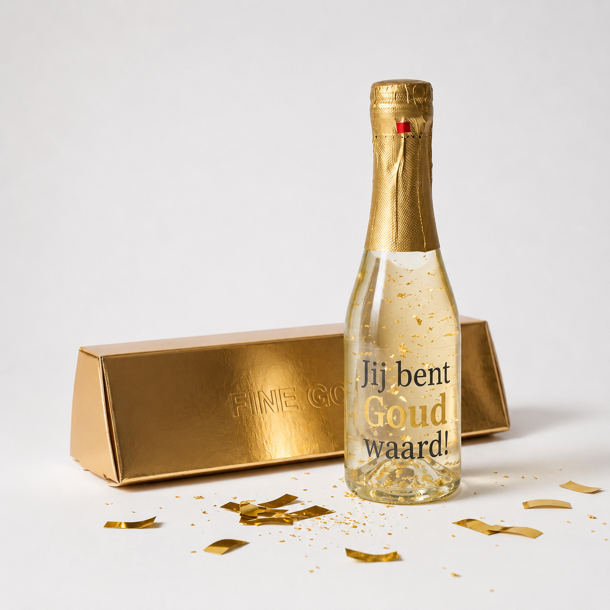 jij bent goud waard champagne